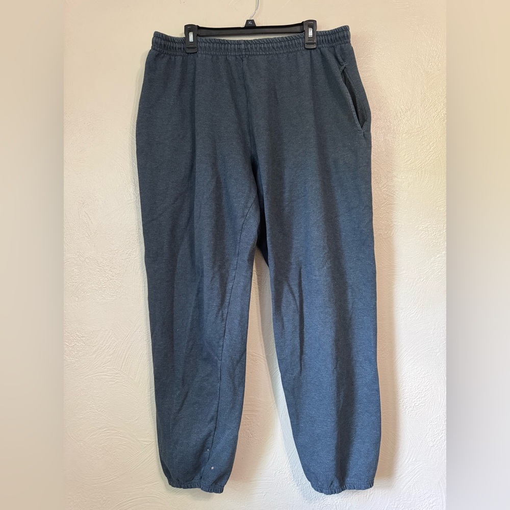 2 Pair of Athletic Works Men's Grayish Blue Joggers 0166